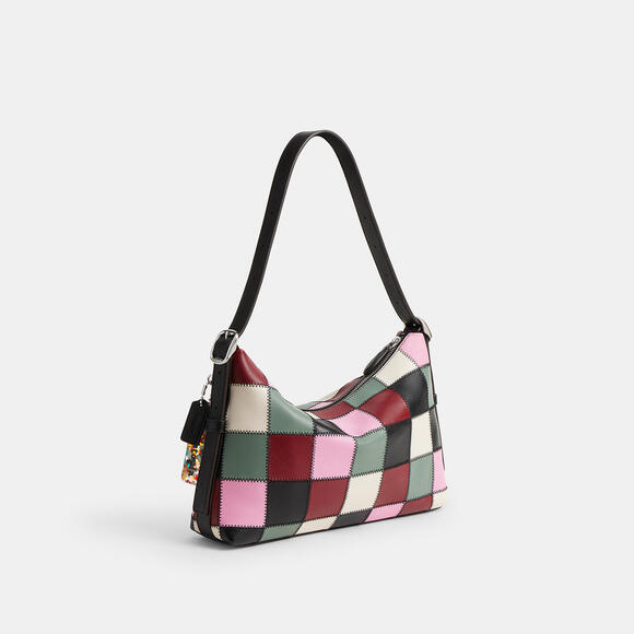 Coachtopia Alter/Ego Slouchy Shoulder Bag In Checkerboard Upcrafted Leather - Picture 12 of 16
